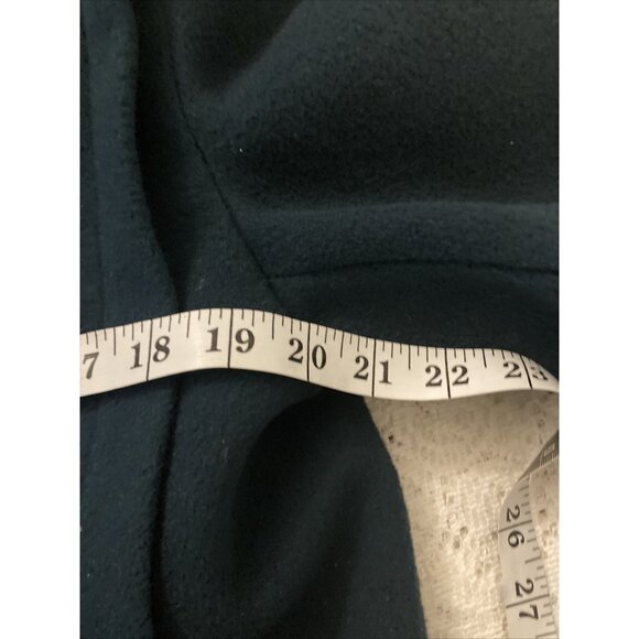 Vintage Wool Pea Coat 82/18 Blend Union Made Emerald Green - Picture 5 of 8